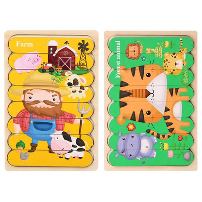 Fun Wood 3D Puzzle Toys for Kids