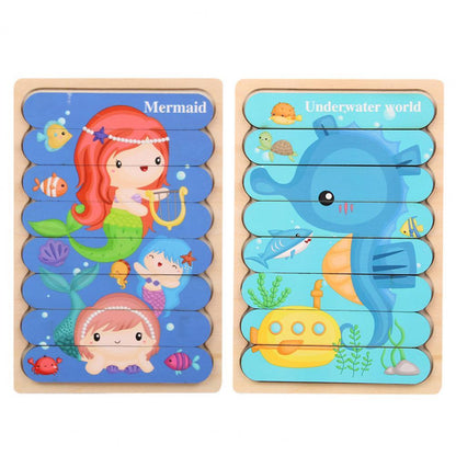 Fun Wood 3D Puzzle Toys for Kids
