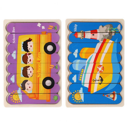 Fun Wood 3D Puzzle Toys for Kids