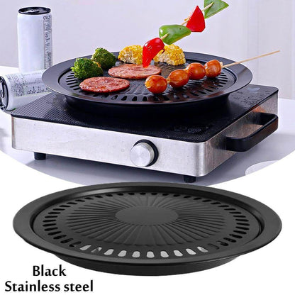 Compact Korean Non-Stick BBQ Grill Skillet
