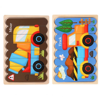 Fun Wood 3D Puzzle Toys for Kids
