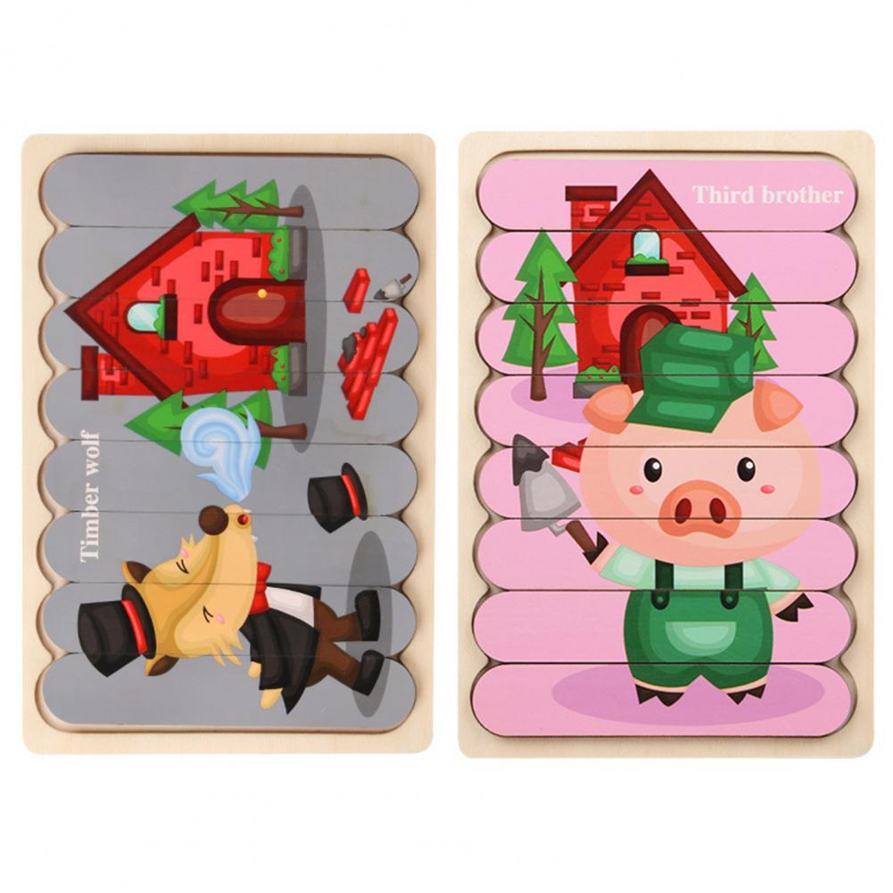 Fun Wood 3D Puzzle Toys for Kids