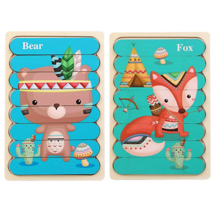 Fun Wood 3D Puzzle Toys for Kids