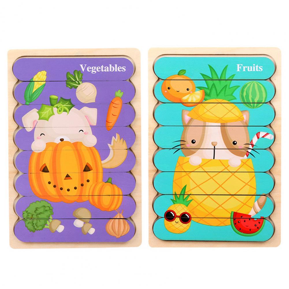 Fun Wood 3D Puzzle Toys for Kids