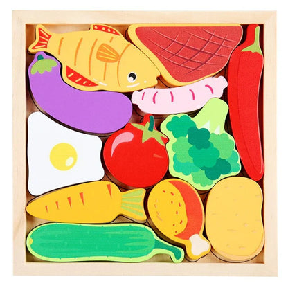 Challenging Wood Shape Sorting Puzzle