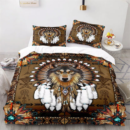 Cozy Wolf Children's Bedding Set