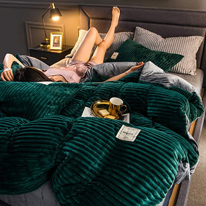 Soft Plush Winter Duvet Cover