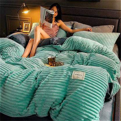 Soft Plush Winter Duvet Cover