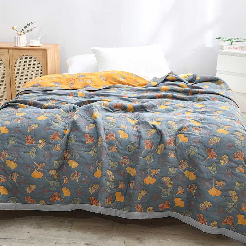 Soft Cotton Duvet with Beautiful Leaf Design - Halri
