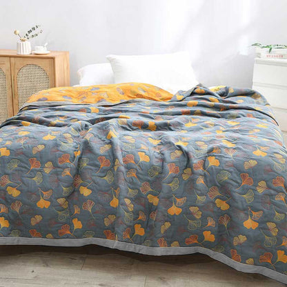 Soft Cotton Duvet with Beautiful Leaf Design - Halri