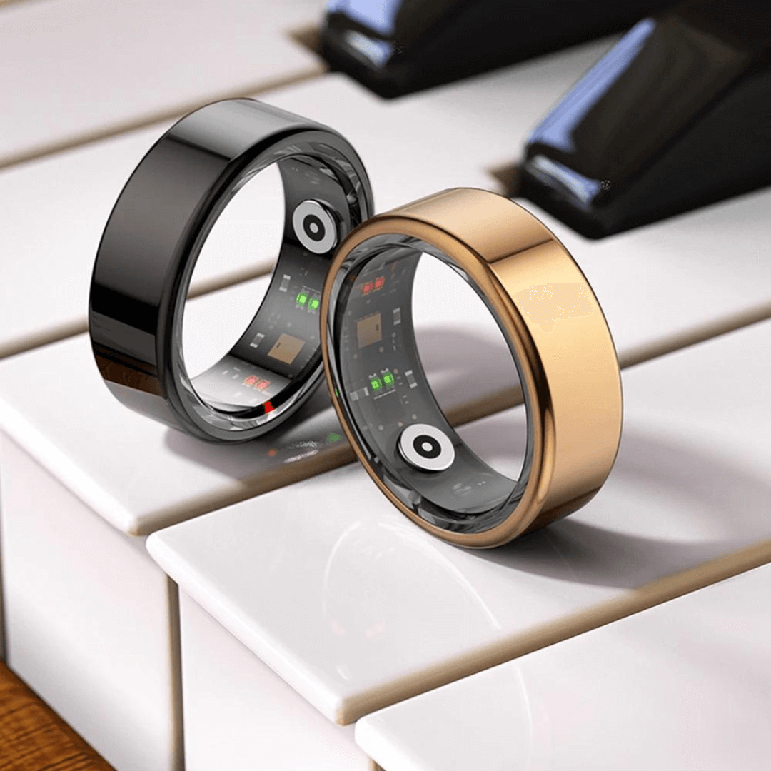 Smart Titanium Fitness Tracker Ring - Halri