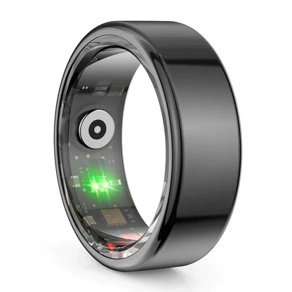 Smart Titanium Fitness Tracker Ring