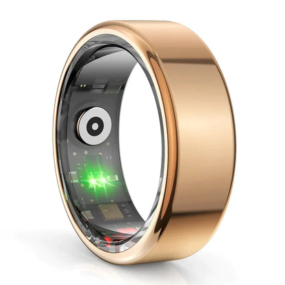 Smart Titanium Fitness Tracker Ring