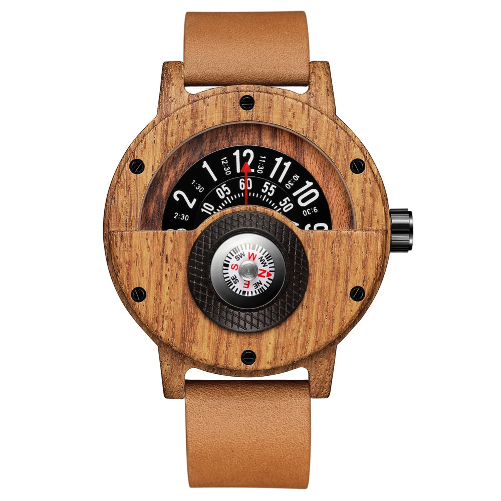 Unique Handcrafted Wooden Men's Watch