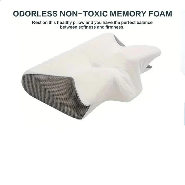 Contoured Butterfly Pillow with Built-in Armrests