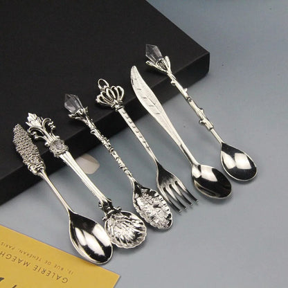 Antique Style Engraved Teaspoon