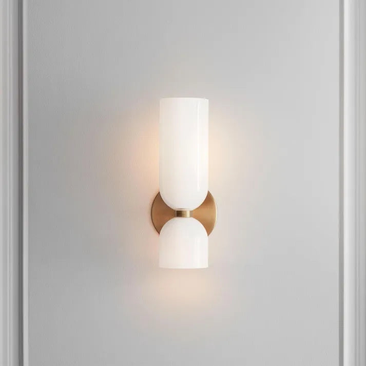 Contemporary Double Glow Wall Lamp