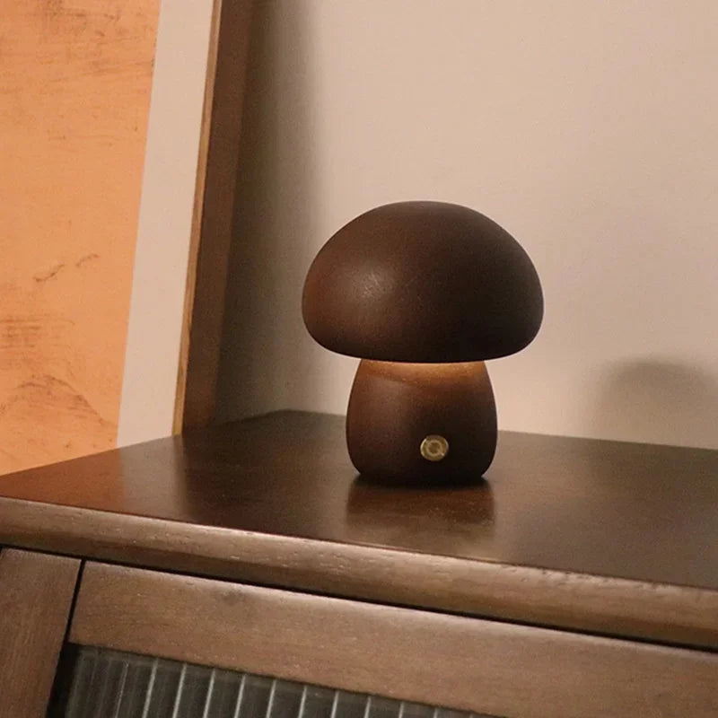 Soft Glow Mushroom Table Lamp