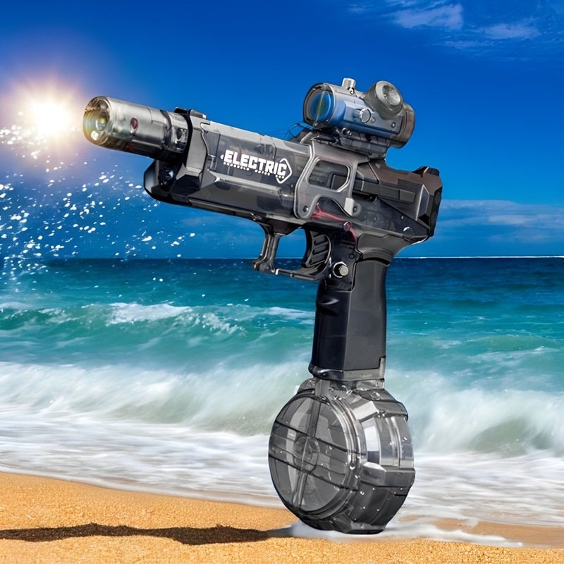 Rechargeable LED Water Gun with Flashing Lights - Halri