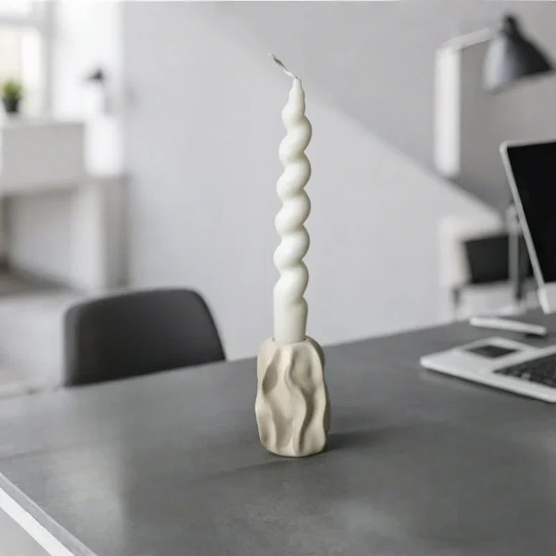 Elegant Metal Candle Stand