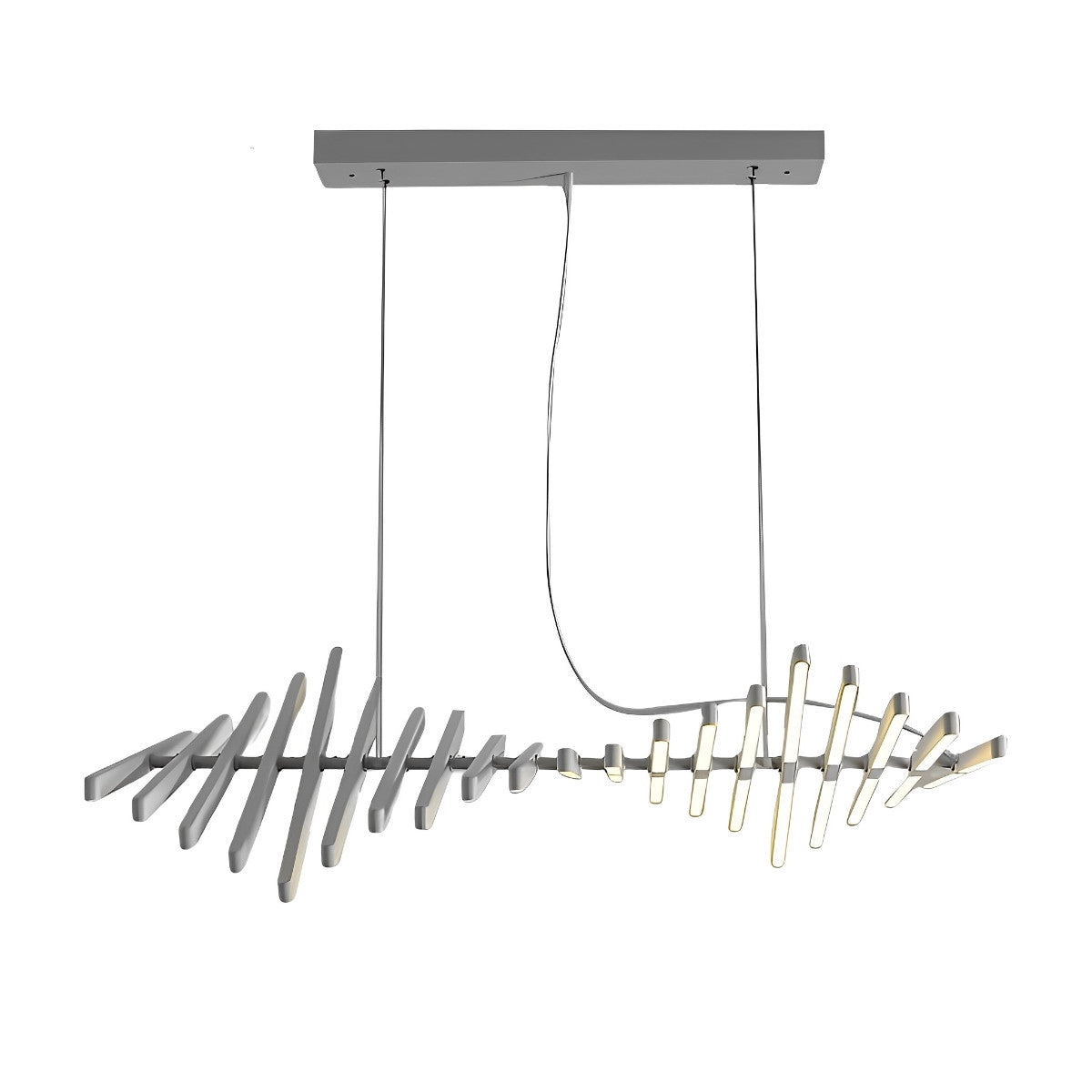 Modern Sleek Dimmable LED Pendant Light Fixture