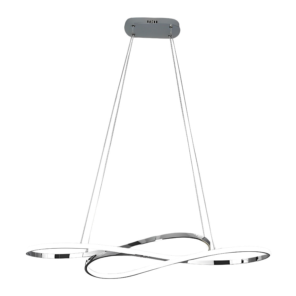 Stylish Curved 8 Led Dimmable Pendant Light Fixture