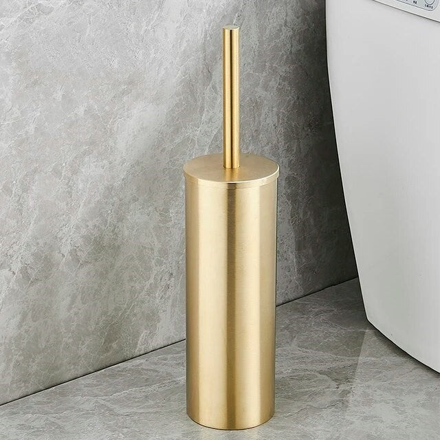 Premium Gold Bathroom Toilet Brush Holder - Halri