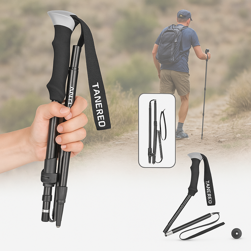 Lightweight Collapsible Hiking Sticks for Trekking & Walking