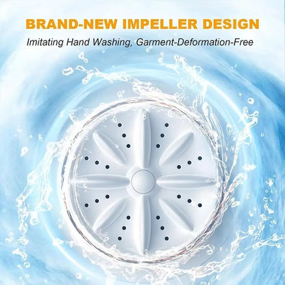Compact Portable Laundry Washer