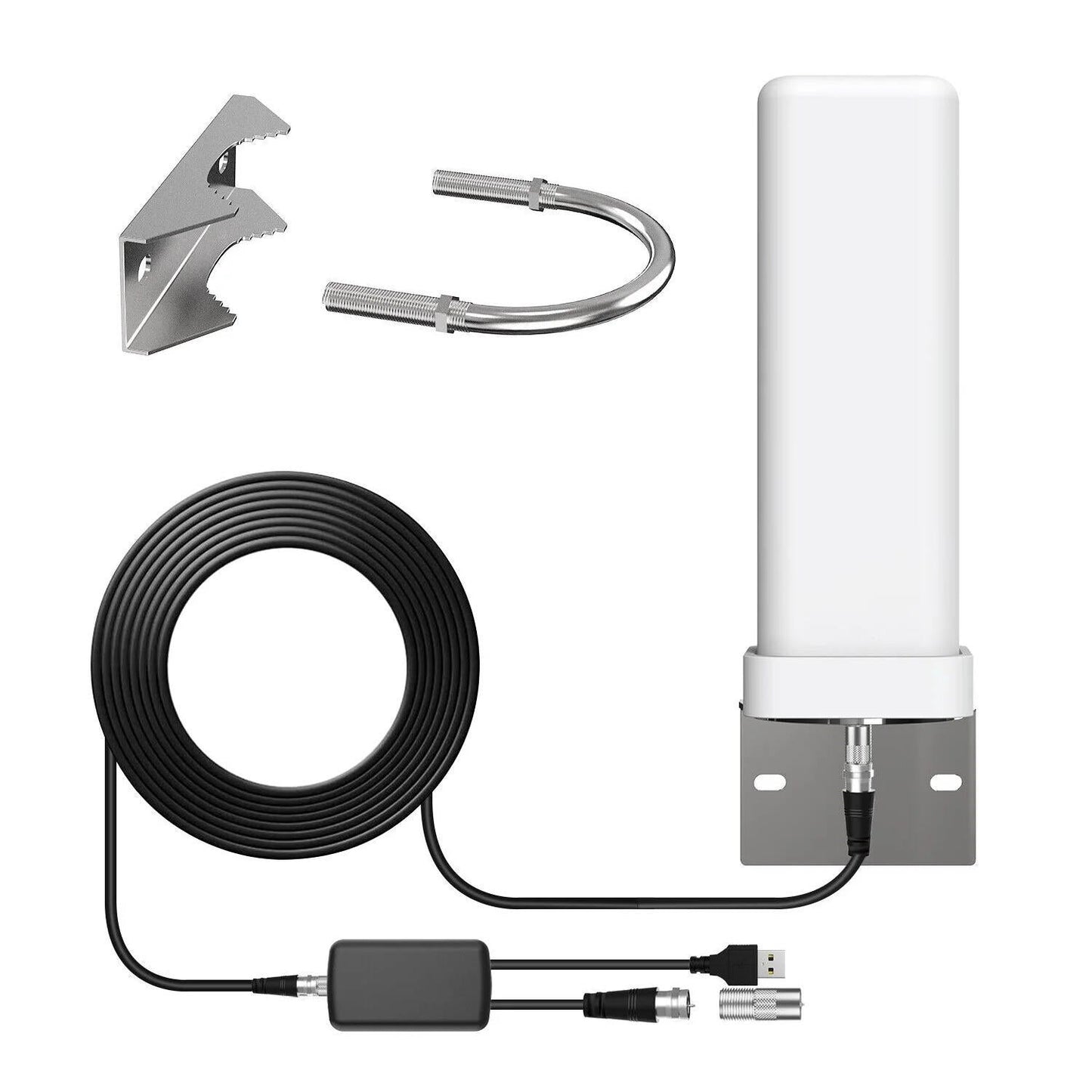 Long Range 360° Outdoor HDTV Antenna with Amplifier