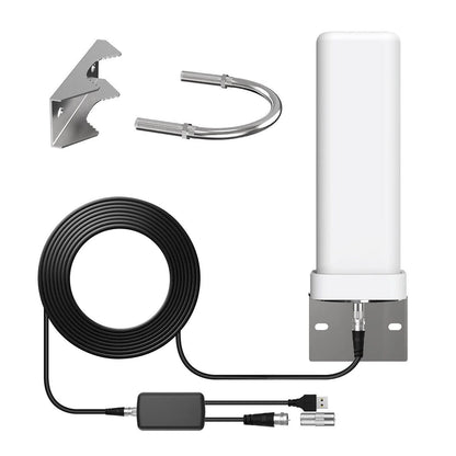Long Range 360° Outdoor HDTV Antenna with Amplifier