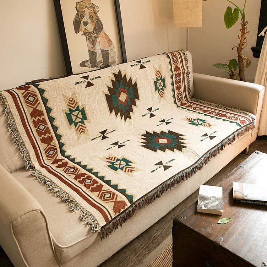 Native American Style Soft Sofa Throw Blanket - Halri