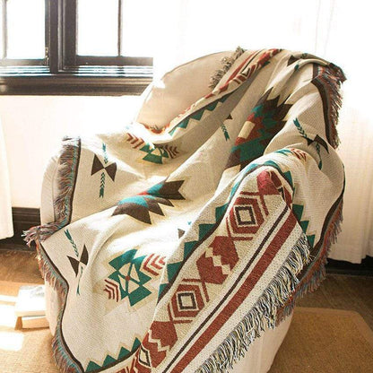 Native American Style Soft Sofa Throw Blanket