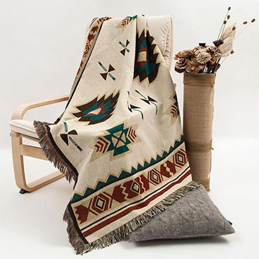 Native American Style Soft Sofa Throw Blanket