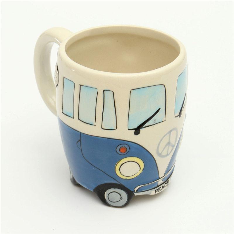 Vintage Camping Mug - Fun Ceramic Coffee Cup 330ml