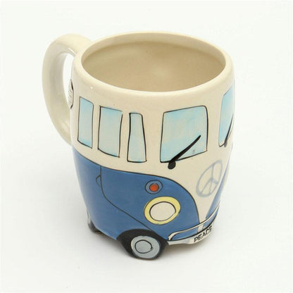 Vintage Camping Mug - Fun Ceramic Coffee Cup 330ml