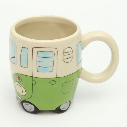 Vintage Camping Mug - Fun Ceramic Coffee Cup 330ml