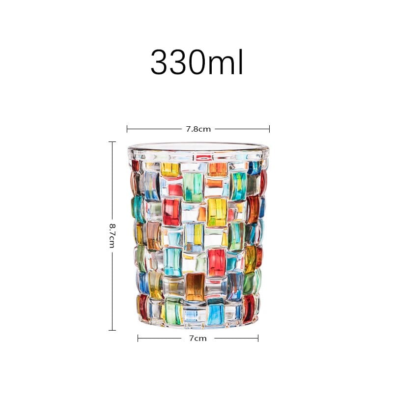Colorful Murano Glass Coffee Cup
