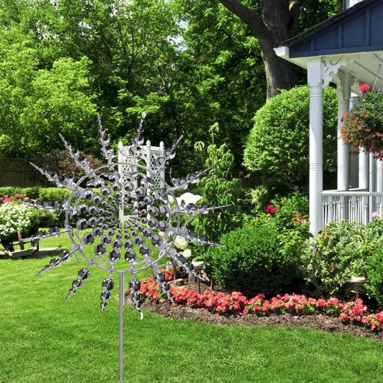 Durable Outdoor Garden Metal Wind Spinners Decor