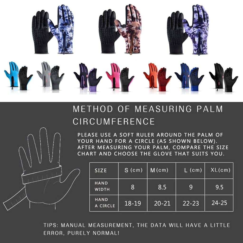 Insulated Snow Gloves Waterproof Cold Weather Gloves