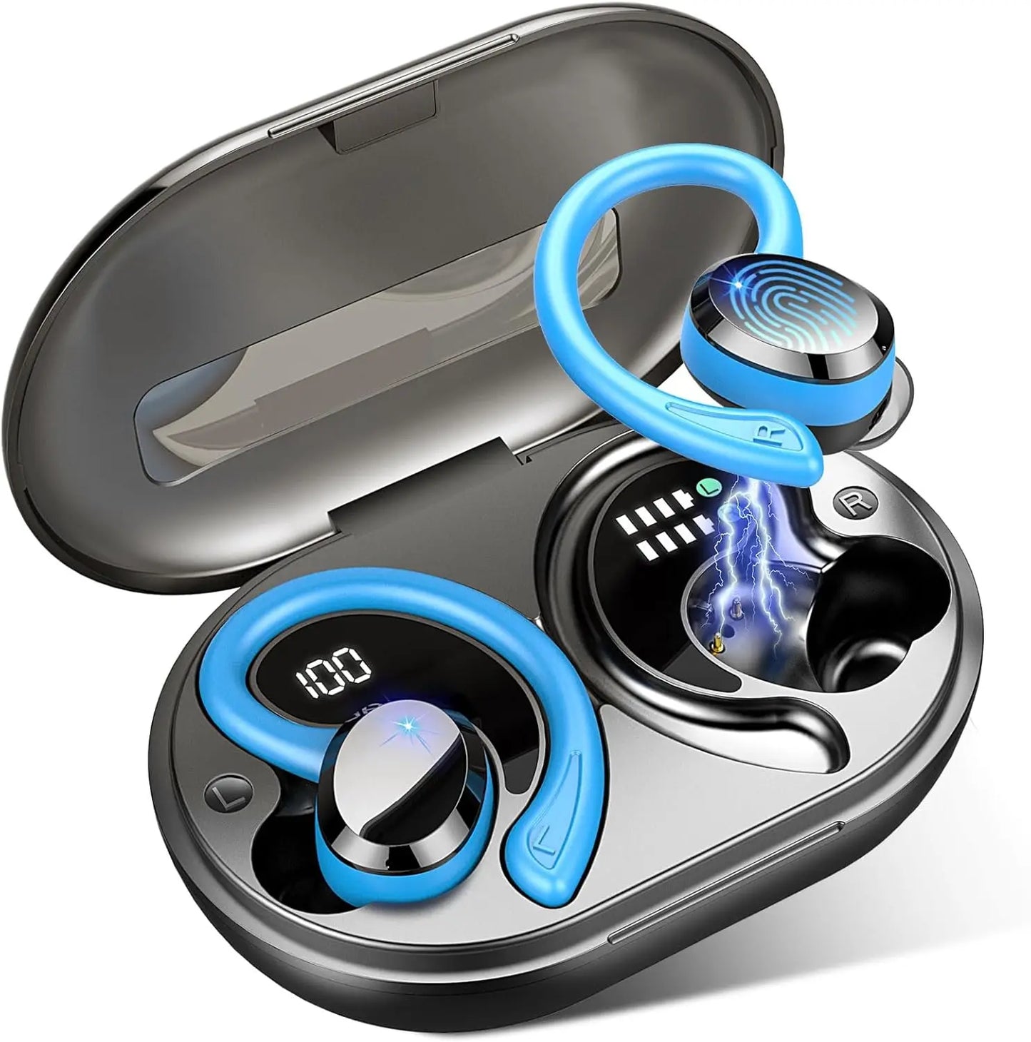 Wireless Earbuds with Long Lasting Battery Secure Fit