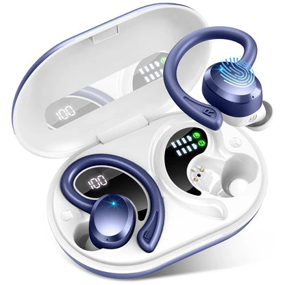 Wireless Earbuds with Long Lasting Battery Secure Fit