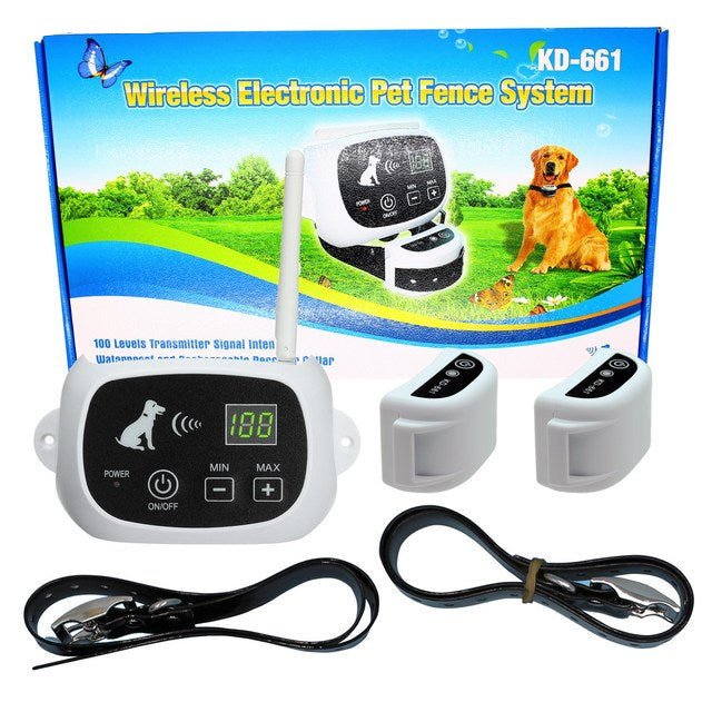 Pet Fence Collar System Easy Safe Adjustable Training