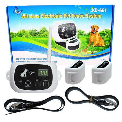 Pet Fence Collar System Easy Safe Adjustable Training