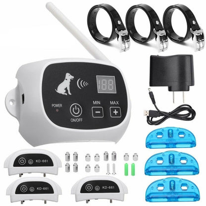 Pet Fence Collar System Easy Safe Adjustable Training