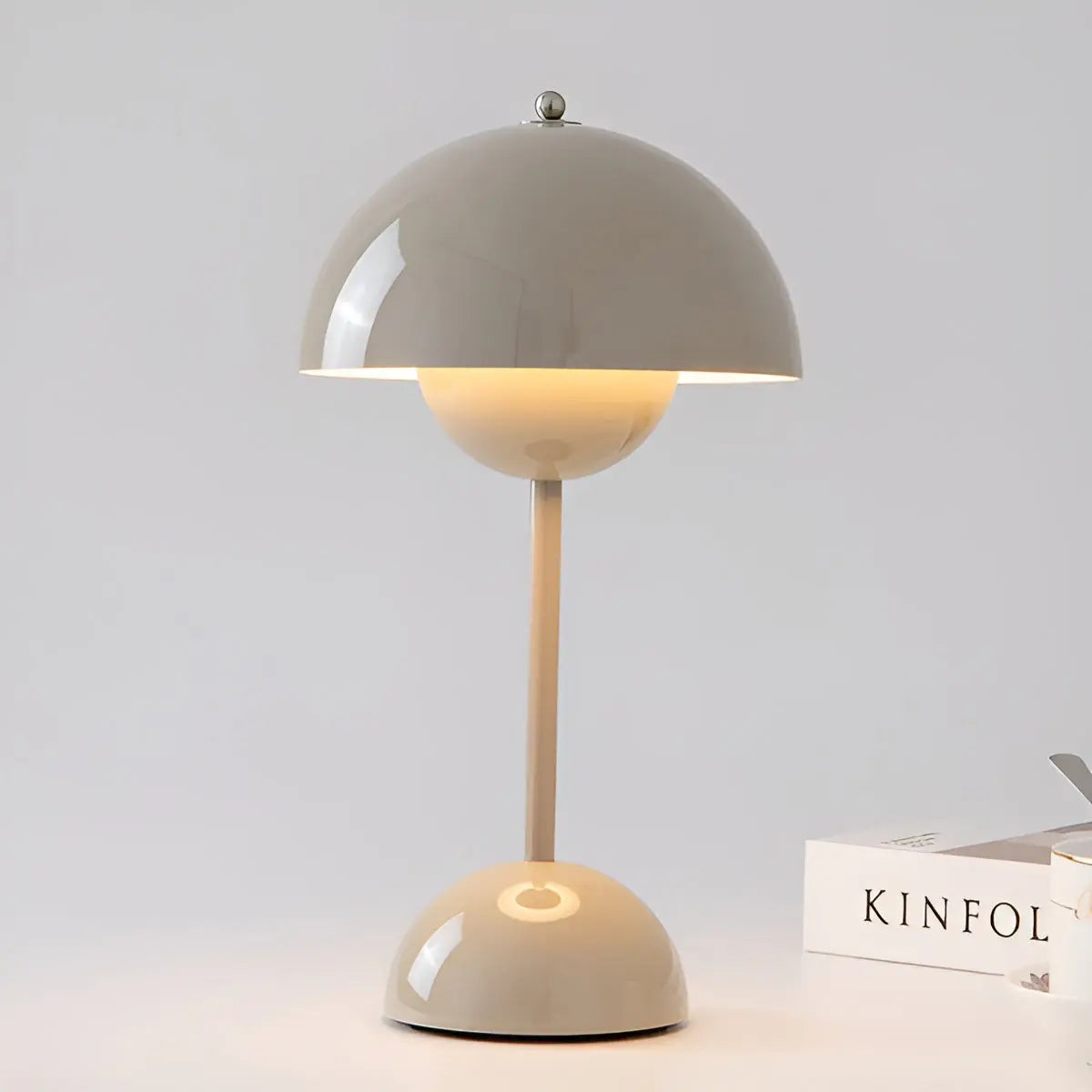 Simple Rustic Wooden Table Lamp