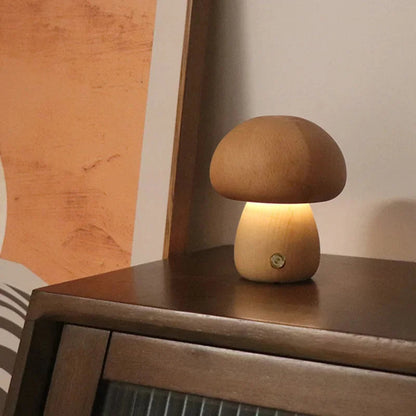 Soft Glow Mushroom Table Lamp