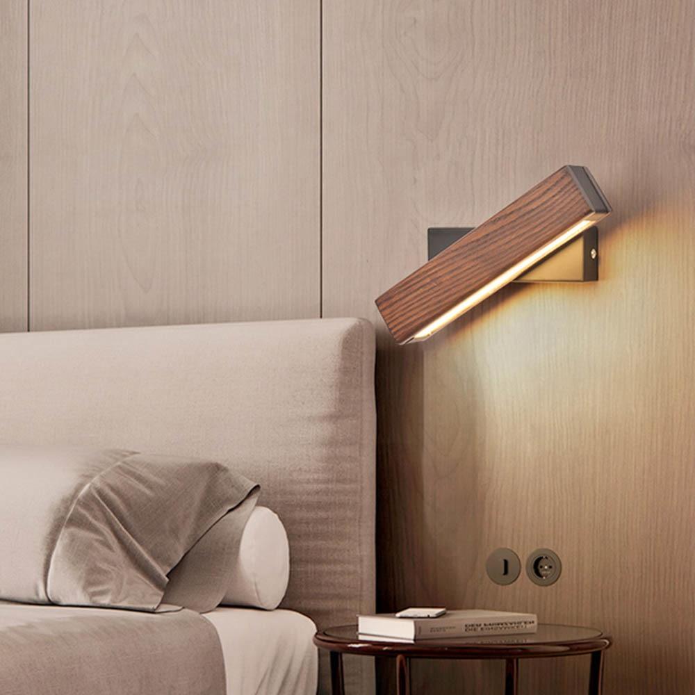 Modern Wooden Pivot Wall Light - Halri