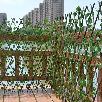 Collapsible Fake Outdoor Garden Fence Screen