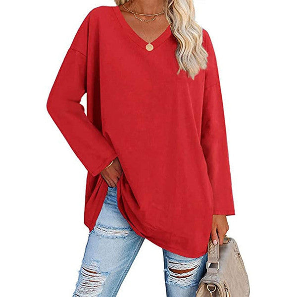Sleeveless V Neck T Shirt